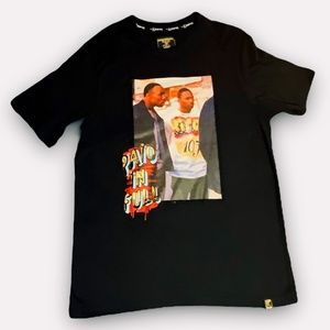 PAID IN FULL MOVIE BLACK CLASSIC TEE WITH CRYSTALS